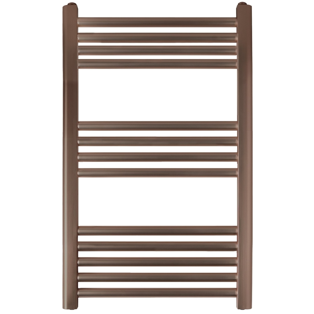 JTP Vos 800 x 400mm Brushed Bronze Heated Towel Radiator Cut Out